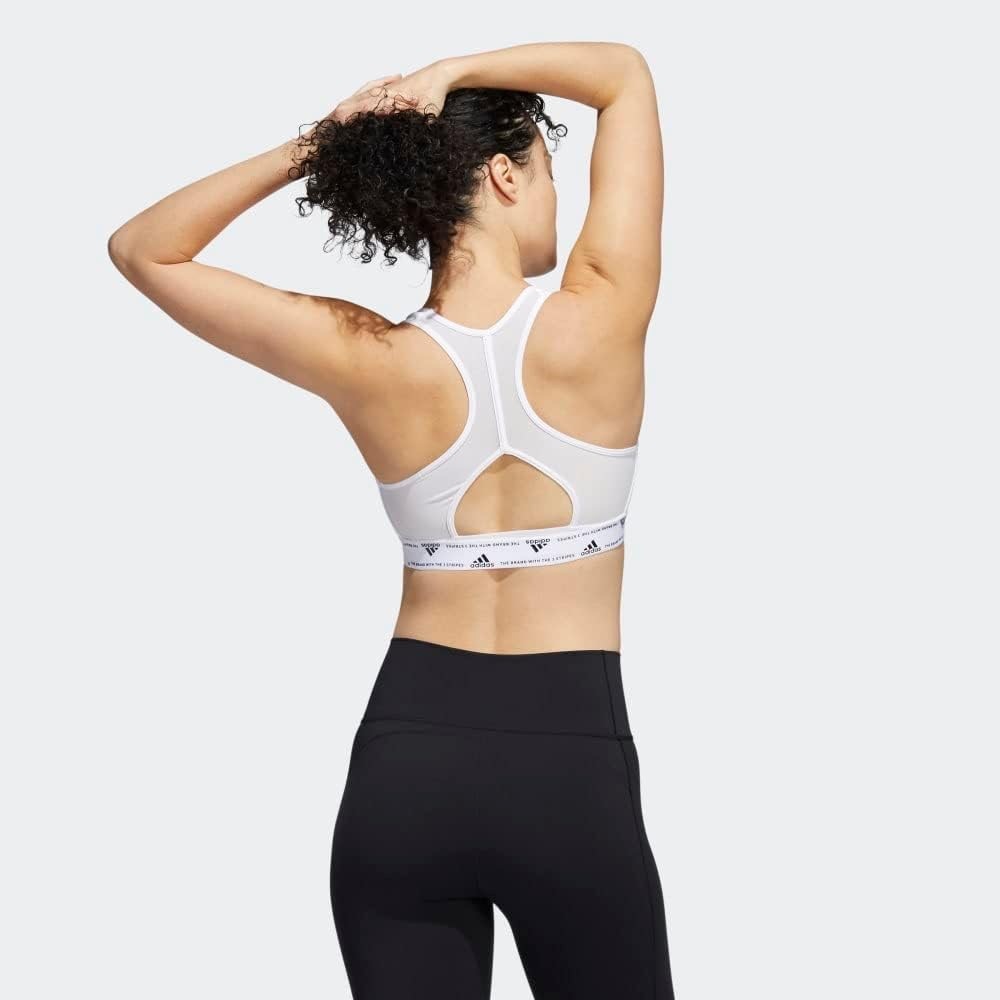 NWT New Adidas Sports Bra White M A-C